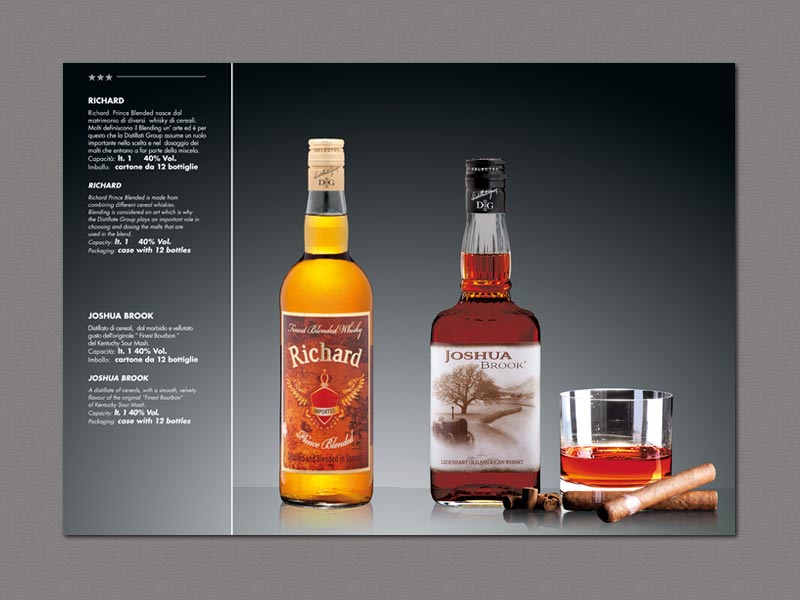 Interno catalogo prodotti Distillati Group