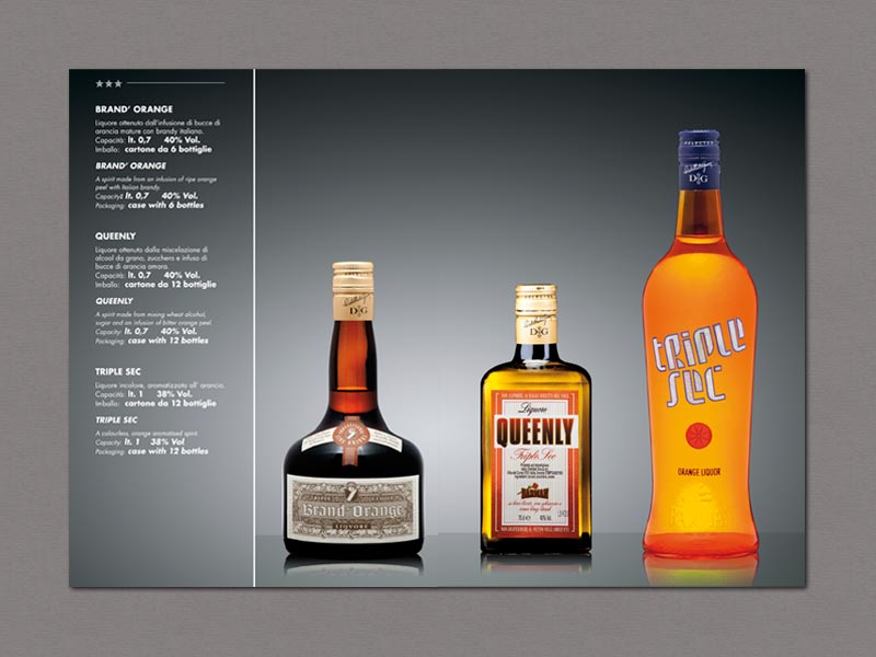 Interno catalogo prodotti Distillati Group