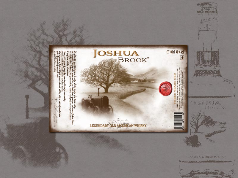 Ideazione e realizzazione del packaging e dell'etichetta per il nuovo whisky bourbon della Distillati Group