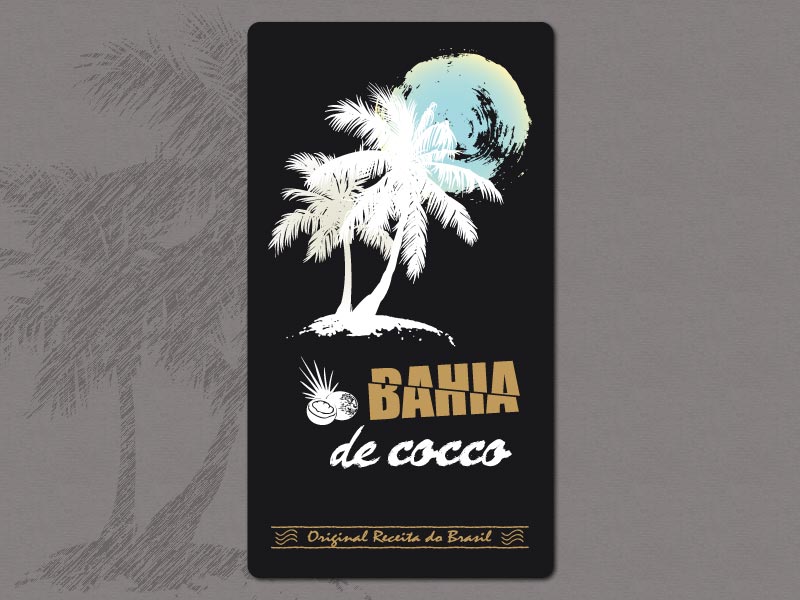 Realizzazione dell'etichetta Bahia de cocco