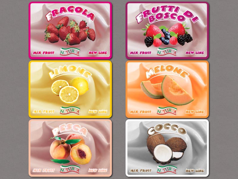 Ideazione e realizzazione del packaging e dell'etichetta per la linea completa di 15 prodotti della Naturea Italia