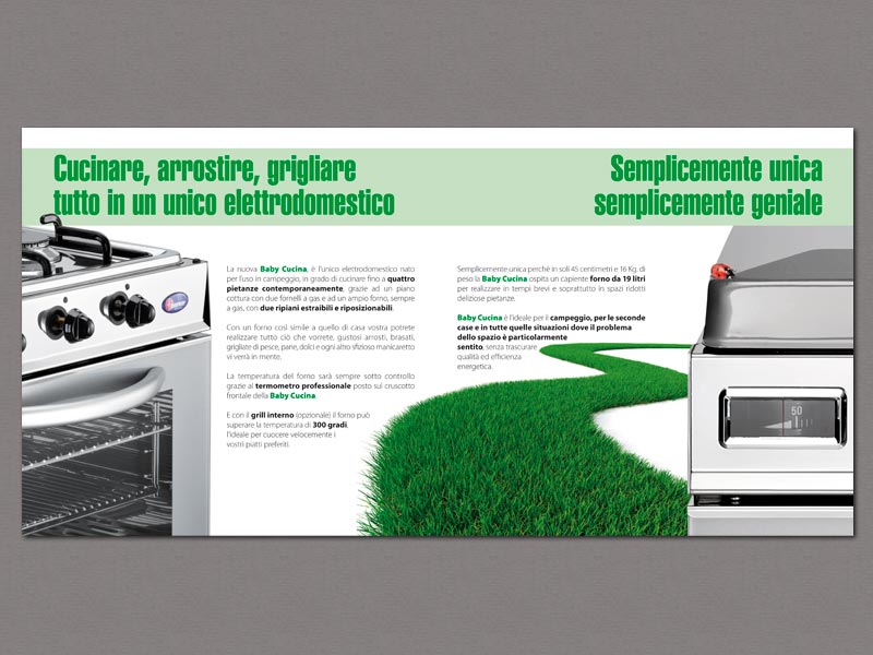 Ideazione e realizzazione del materiale per il punto vendita per la CFParker: interno flyer