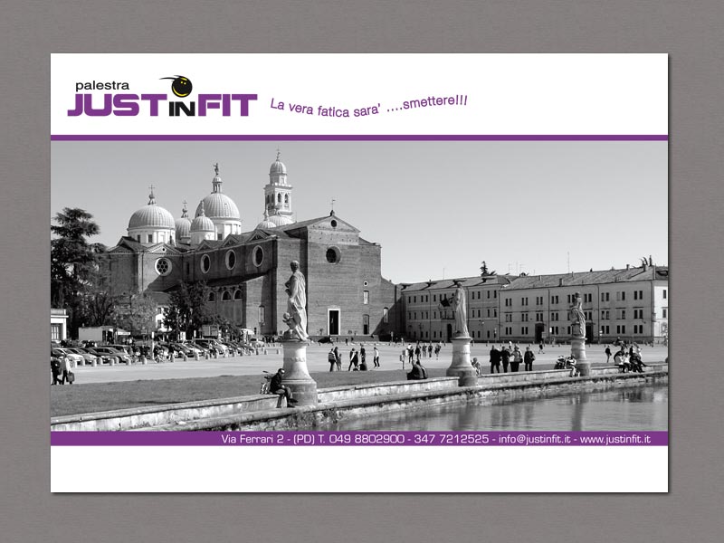 Campagna pubblicitaria per la palestra Just in Fit