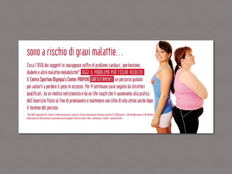 Campagna pubblicitaria coordinata con il comune di Sacile: interno