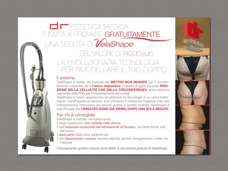 Interno materiale promozionale per il Polimbulatorio DR