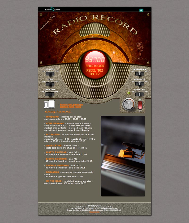 Nuova veste grafica per Radio Record